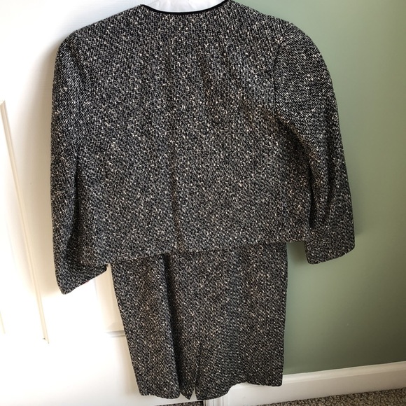 Vintage Talbots Tweed Dress and Jacket Set - Picture 2 of 6